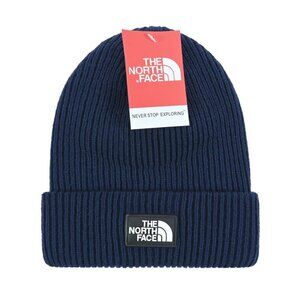 North Face Navy Blue Cap Cuffed Beanie Adult One Size Fits Most